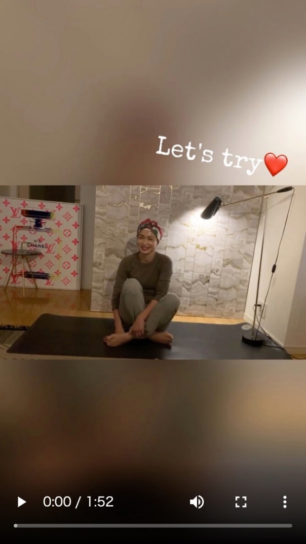 長谷川京子、自宅でのトレーニング動画で大反響「努力、見習う！」