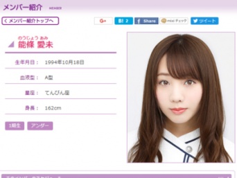 乃木坂46 公式サイトより