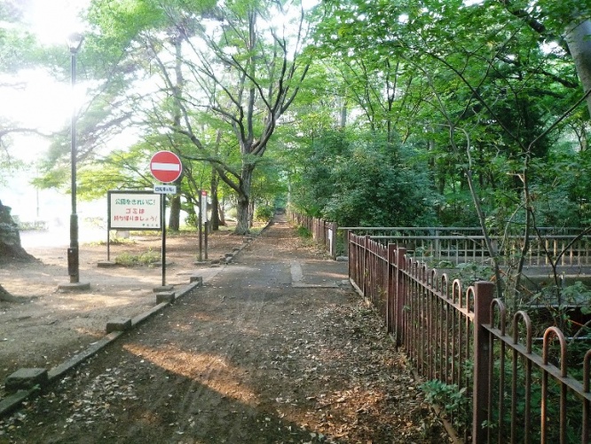 現場となった井の頭公園の様子