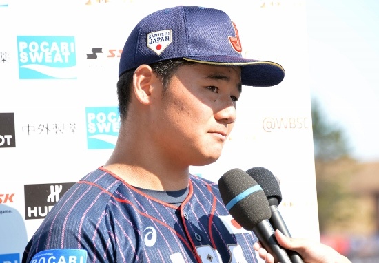 U18W杯での清宮幸太郎選手(写真:日刊スポーツ/アフロ)