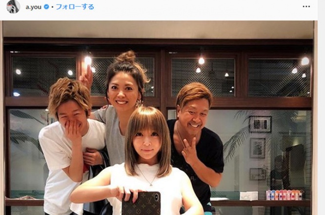 画像は、「浜崎あゆみ」公式Instagramより
