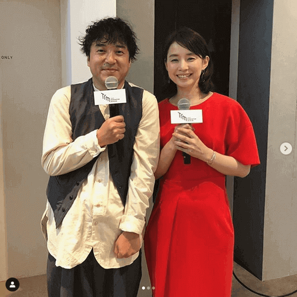 石田ゆり子、ムロツヨシとの2ショットに「本当の夫婦みたい」「お似合い」の声