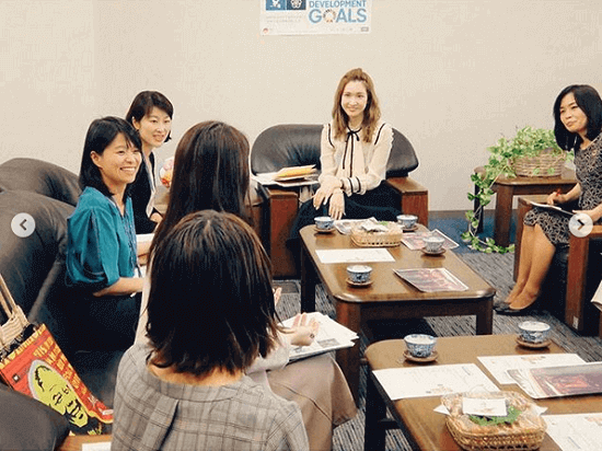 紗栄子、外務省での意見交換に称賛の声「幅広い活躍に驚き」「活動が本当に凄い」