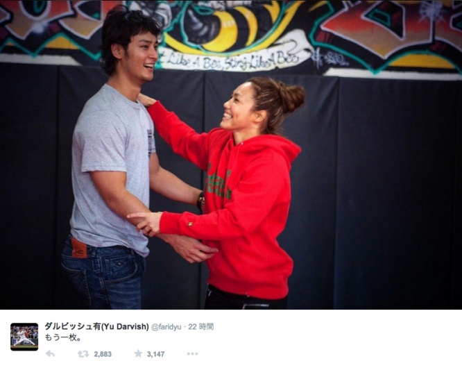 写真はダルビッシュのtwitterより
