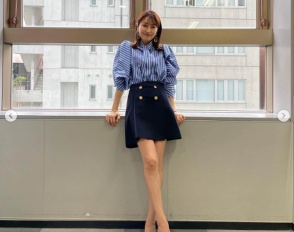 矢田亜希子】超ミニスカ×透けタイツで美脚披露！ファンから絶賛