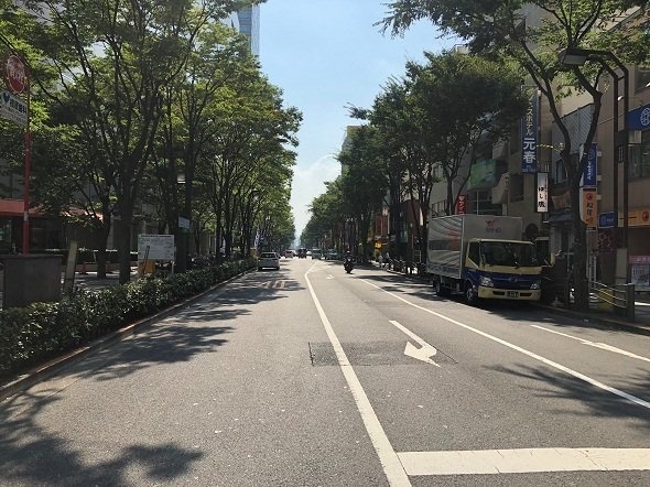 この下に割下水が眠っている（2018年7月記者撮影）