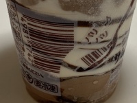 バーコードがパリパリに（画像は投稿者提供）
