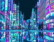 そのままゲームになりそうだ...　サイバーパンク風に現像された「雨の歌舞伎町」が超クール