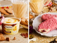 ミニカップ「メープルカスタードクッキー」とクランチークランチ「ラズベリーカスタード」