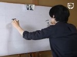 ２つの違う絵を同時に“両手で描く”日本人アーティストが凄い！