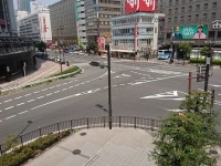 緊急事態宣言発令後の梅田駅周辺。「うみあ」（＠umia8241）さんのツイートより