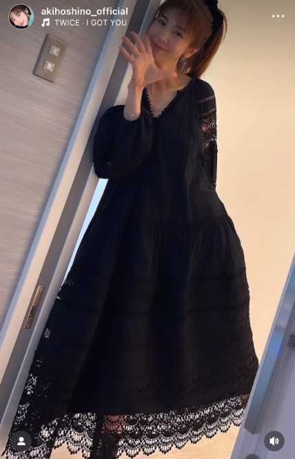 Instagram:ほしのあき(＠akihoshino_official)より