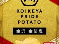 「KOIKEYA PRIDE POTATO 金沢 金箔塩」（画像はプレスリリースより）
