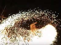 スチールウールたわしを使った燃焼実験というか、やりたい放題実験