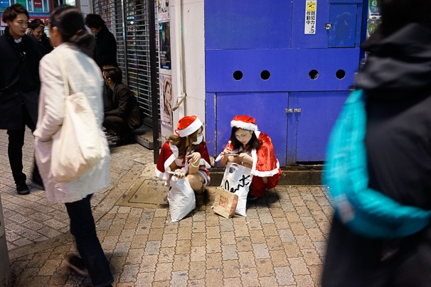 2015年渋谷のクリスマスの様子