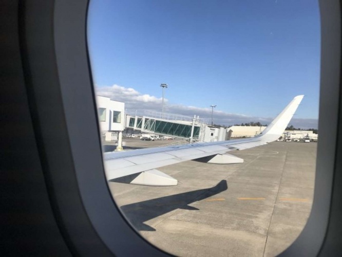 高所恐怖症のため飛行機が怖くて...（画像はイメージ）