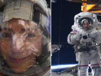 かわいい！スペースステーションの反射を利用した、女性宇宙飛行士の自撮り写真が公開される
