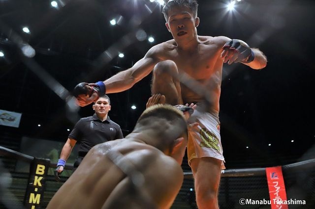 １１勝のうち、アグレッシブな打撃を武器に６つのＴＫＯ勝ちを収める