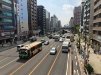 京葉道路をひたすら西に進んでいくようなルートになります（2018年7月記者撮影）