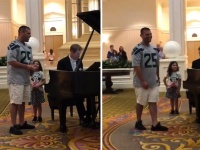 ディズニーワールドで小さな娘からの突然のリクエスト。父親の歌う「アヴェ・マリア」が素晴らしすぎて会場から拍手喝采！