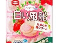 “白い風船”シリーズから「なめらか苺クリーム」が7年ぶりに復活！『18枚 白い風船 なめらか苺クリーム』12月7日発売