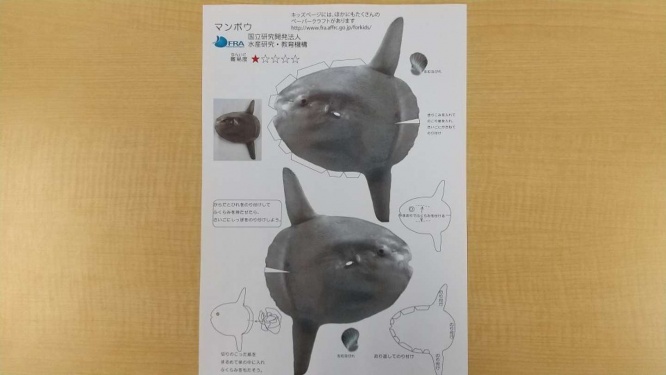 A4用紙に印刷（画像は編集部撮影）