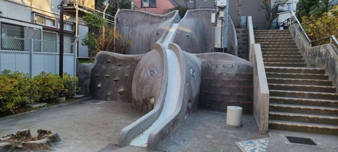 あかぎ児童遊園(2021年12月24日、Jタウンネット編集部撮影=以下同)