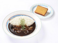 「日本食堂謹製 NRE特製ハヤシライス（プチデザート付）」