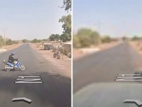 Googleの撮影車がバイクと衝突、その瞬間がストリートビューに写っていた！