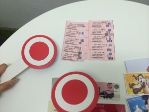 財布にコーヒー回数券