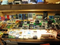 展示会で並んだレトロゲーム機の数々（以下、日本レトロゲーム協会提供）