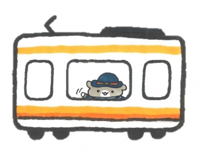 はむみンは南武線にも乗るぞ（画像はJR東日本 横浜支社提供）