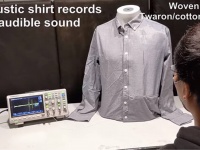 ドラえもんの道具かな？電話やスピーカー代わりになる「音響服」