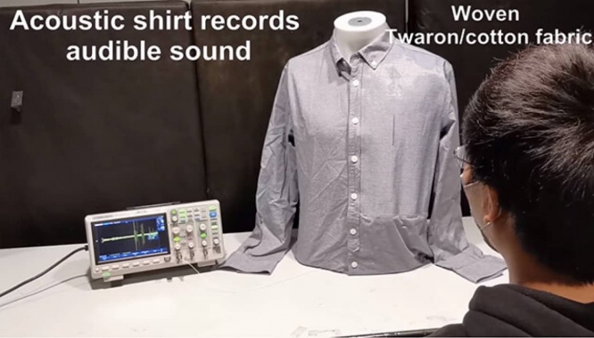 ドラえもんの道具かな？電話やスピーカー代わりになる「音響服」