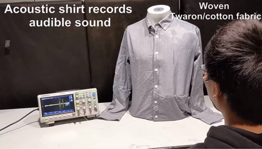 ドラえもんの道具かな？電話やスピーカー代わりになる「音響服」