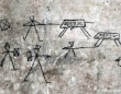 ポンペイ遺跡で発見された子供の落書きには剣闘士の戦いが描かれていた