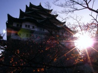 日差しを受ける名古屋城（Emran Kassimさん撮影、flickrより）