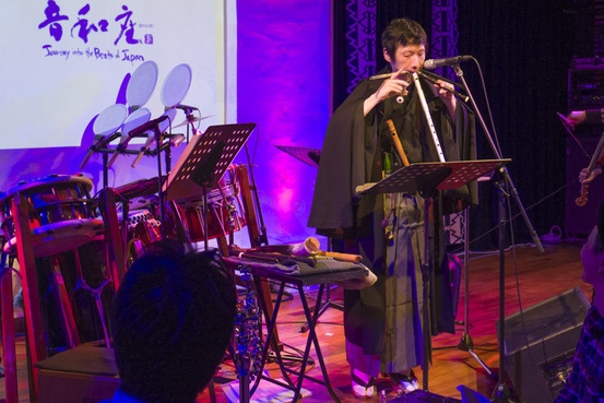 一噌幸宏・藤原道山・住吉美紀 『音和座　Journey　into　the　Beats　of　Japan』