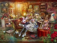 新章第1弾で発表した「Alice Library」　（C）SHU