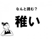 【難読】なんて読む？　「稚い」の正しい読み方