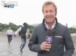 この後どうなった！？ テレビ中継の最中に“バッグ泥棒”が逃げて行った…