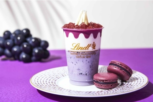 リンツ史上初！　高級黒ぶどう「ナガノパープル ショコラドリンク」登場