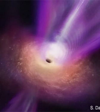 標的に強力な粒子ジェットを発射する「デス・スター」のようなブラックホールを16個発見