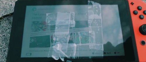 NintendoSwitchを300メートル上空から落下