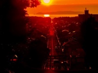 光の道　夕陽の祭（宮地嶽神社ウェブサイト
