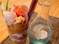 これが至福の家飲みか...　酒の肴の黄金メンツを詰め込んだ「痛風パフェ」がヤバすぎる