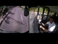 強盗に襲われているおばあさんを車内から目撃したバス運転手、緊急停止しバスを降り、果敢に撃退（ハンガリー）