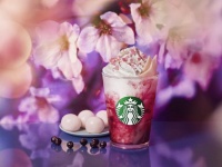 「さくらカシス ストロベリー 白玉 フラペチーノのイメージ画像