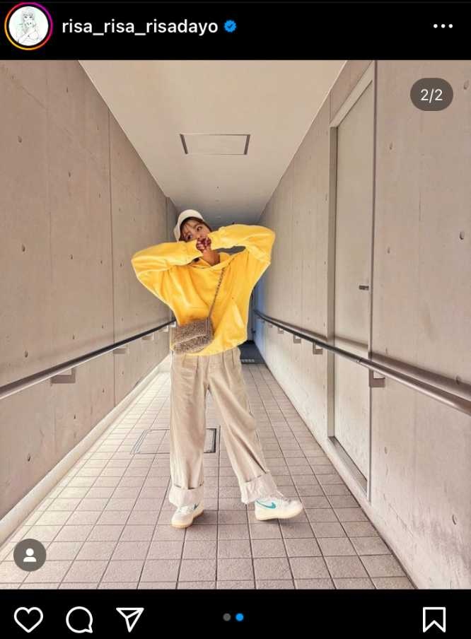インスタグラム：新垣里沙(@risa_risa_risadayo)より