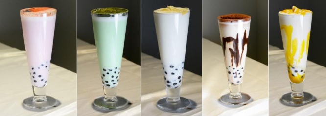 恋愛シーンがコンセプトだという「恋するタピオカ」シリーズ